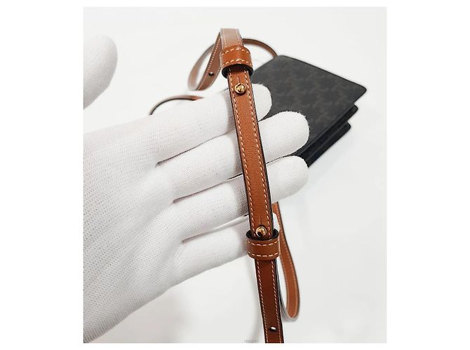 Céline Borsa crossbody da donna Portafoglio con tracolla Triomphe - vista 5