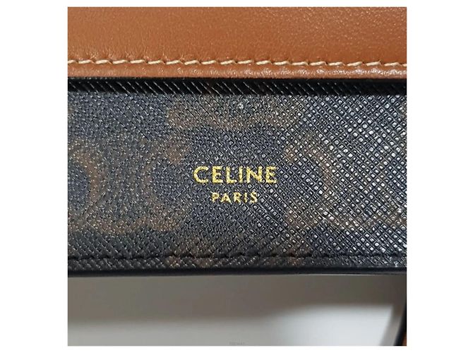 Céline Borsa crossbody da donna Portafoglio con tracolla Triomphe - vista 9