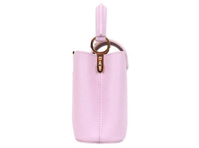 Louis Vuitton Mini Borsa Tote Capucines Rosa - vista 2