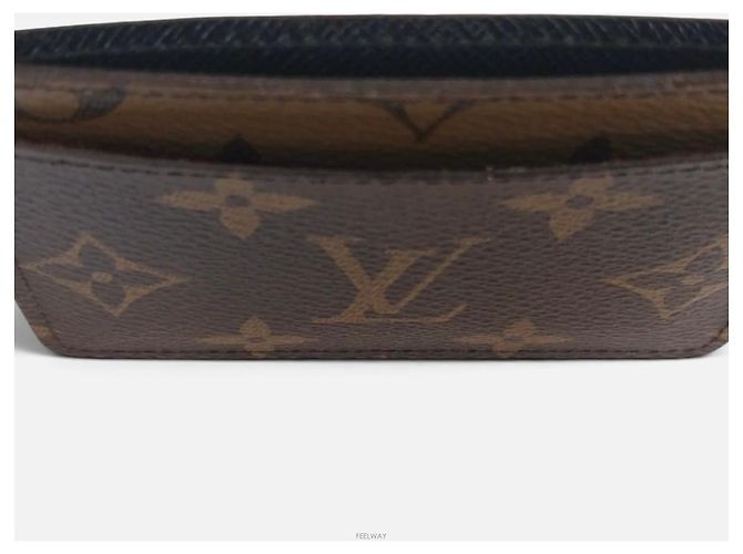 Louis Vuitton Reversed Card Holder Wallet Brown - view 5