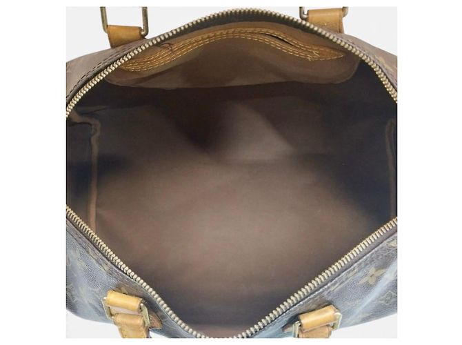 Louis Vuitton Borsa Tote Monogram Speedy Marrone - vista 4