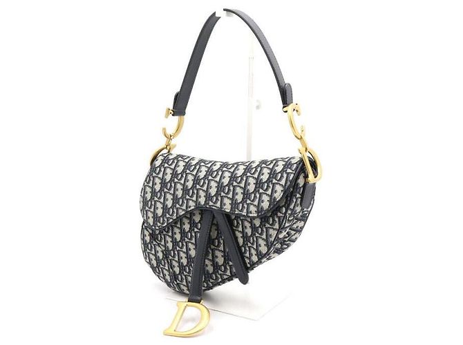 Dior Oblique Canvas Saddle Tote Bag und Schultertasche - Ansicht 2