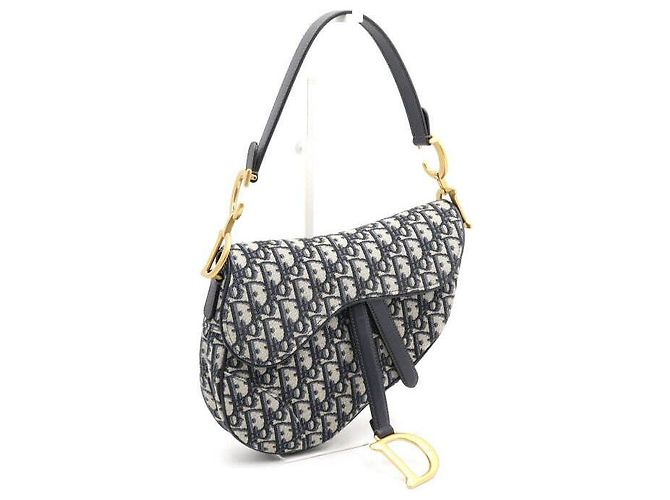 Dior Oblique Canvas Saddle Tote Bag und Schultertasche - Ansicht 3