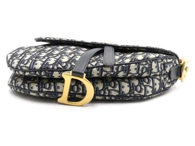 Dior Oblique Canvas Saddle Tote Bag und Schultertasche - Ansicht 7