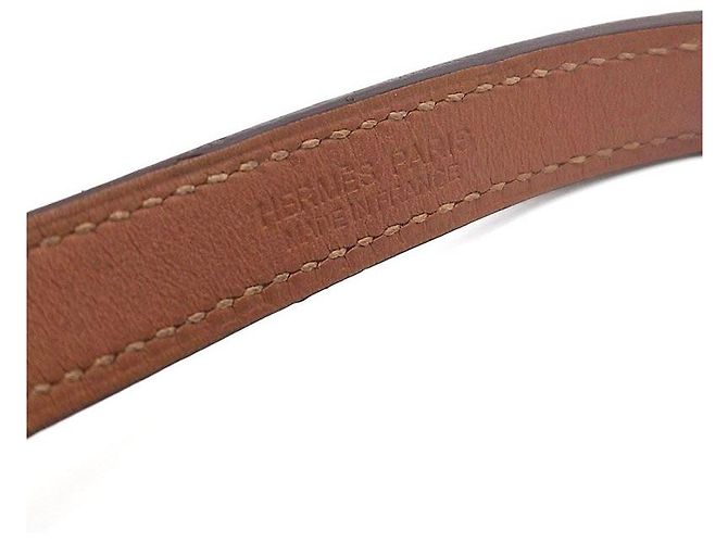 Hermès Pulsera Double Reval Castaño - vista 6
