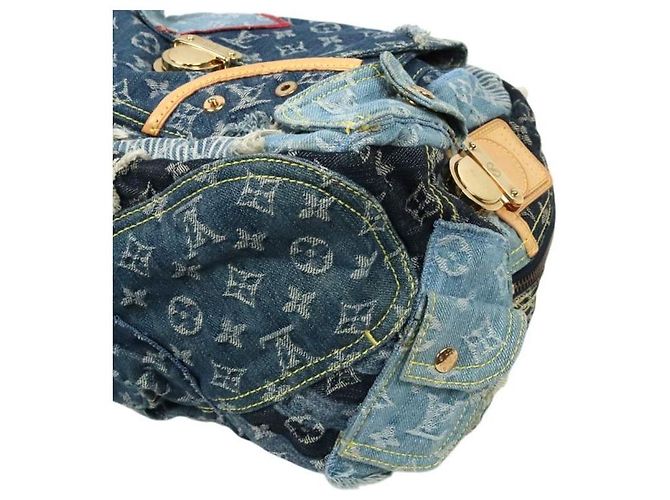 Louis Vuitton Denim Monogram Bowler Multicolore - vista 10