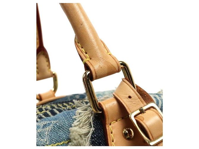 Louis Vuitton Denim Monogram Bowler Multicolore - vista 12