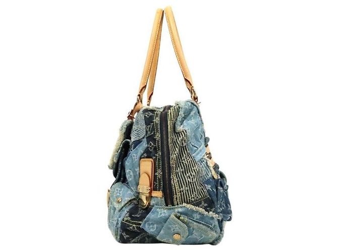 Louis Vuitton Denim Monogram Bowler Multicolore - vista 2