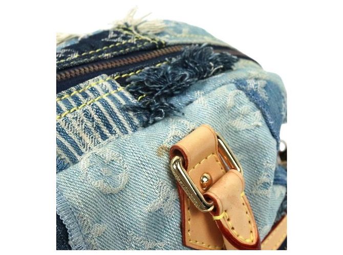 Louis Vuitton Denim Monogram Bowler Multicolore - vista 5