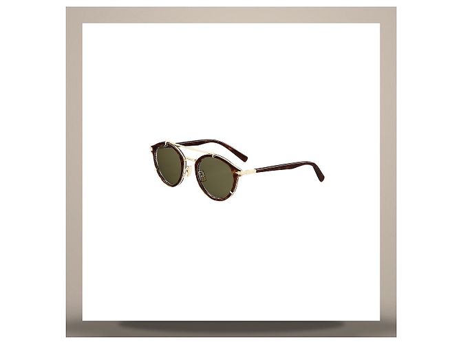 Dior Gafas de sol de bioacetato efecto carey marrón Pantos - vista 2