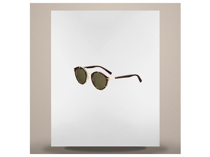 Dior Gafas de sol de bioacetato efecto carey marrón Pantos - vista 4