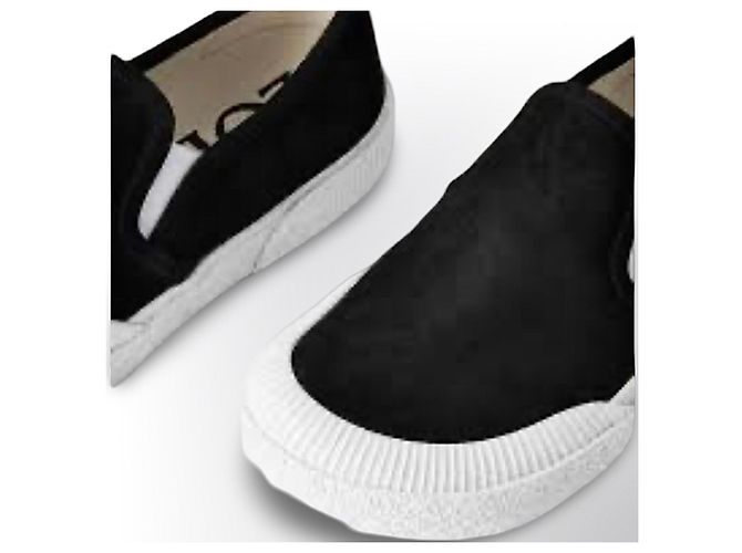 Sneakers Loewe in camoscio nero - vista 10