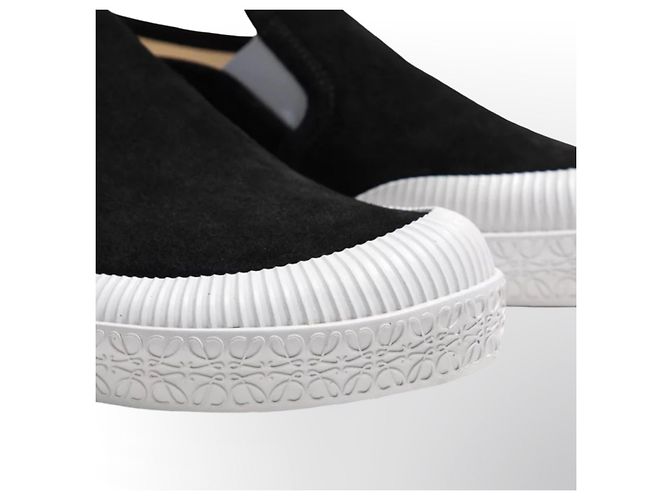 Sneakers Loewe in camoscio nero - vista 11