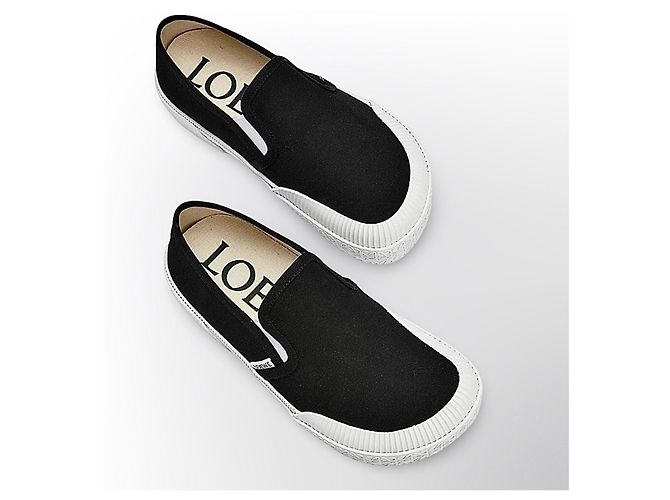 Sneakers Loewe in camoscio nero - vista 16