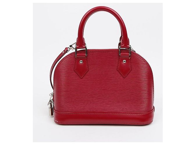 Louis Vuitton Borsa Tote e a tracolla Alma in pelle Epi Fuchsia Rosa - vista 4