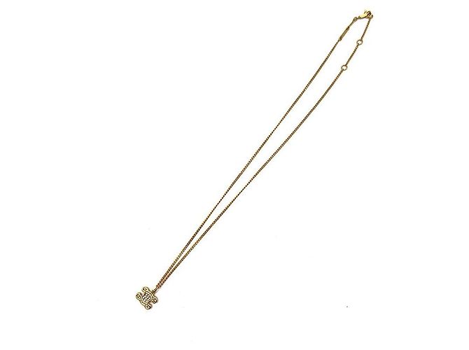 Céline Collar de strass Triumph Dorado - vista 4