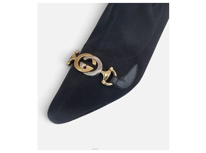 Gucci Botines de tacón medio Zumi Negro - vista 3