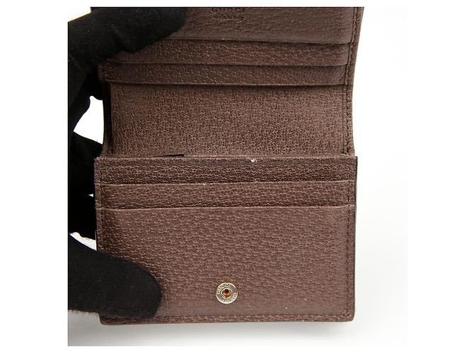 Gucci Tarjetero Ophidia GG Marrón Castaño - vista 15