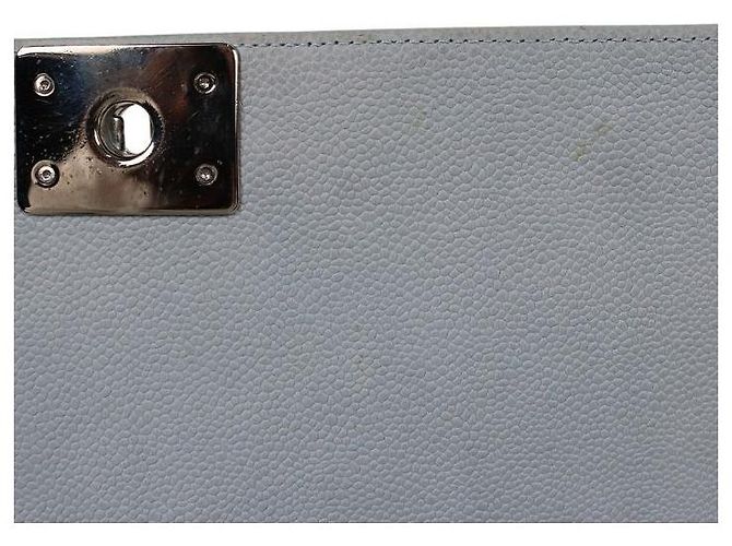 Chanel Borsa a tracolla Large Boy in pelle caviar grigia Marrone - vista 10