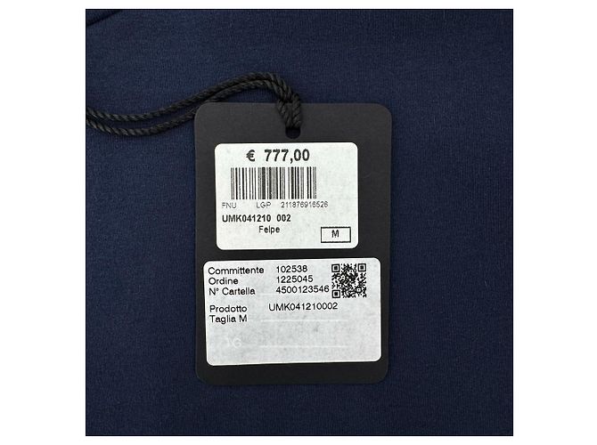 Kiton Klassisches Logo-Sweatshirt für Herren Navy Blau - Ansicht 11