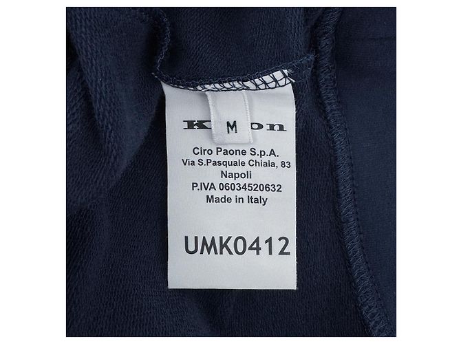 Kiton Klassisches Logo-Sweatshirt für Herren Navy Blau - Ansicht 12