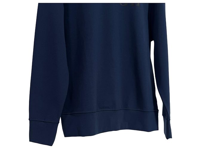 Kiton Klassisches Logo-Sweatshirt für Herren Navy Blau - Ansicht 9