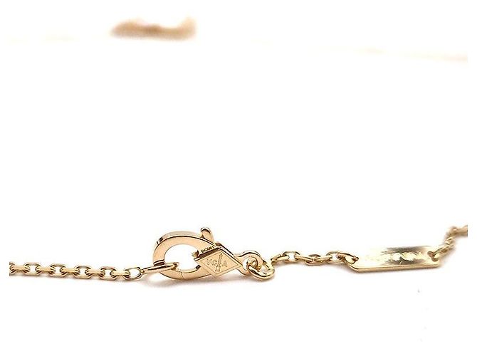 Van Cleef & Arpels Collier Vintage Alhambra Jaune - vue 7