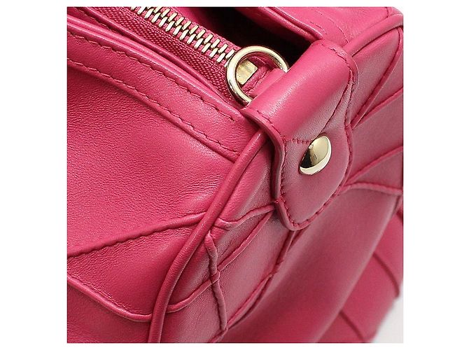 Dior Borsa a tracolla Boston Granville in nappa Cannage rosa - vista 12