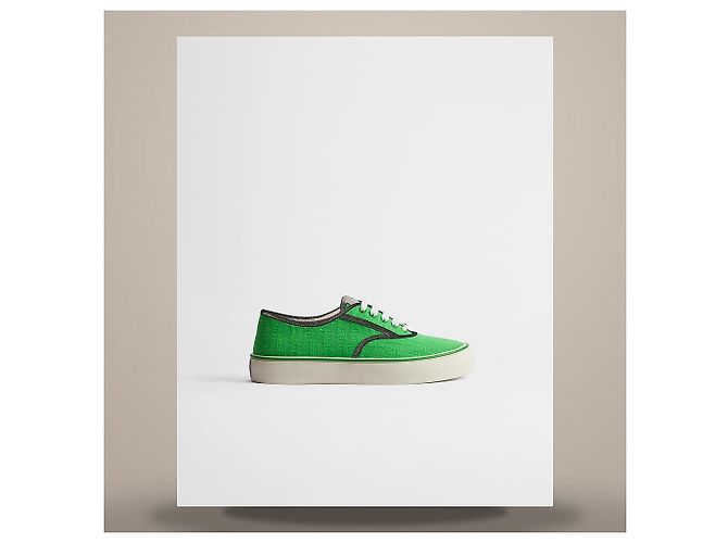 Dior Zapatillas Saltwind Green Oblique Jacquard - vista 2