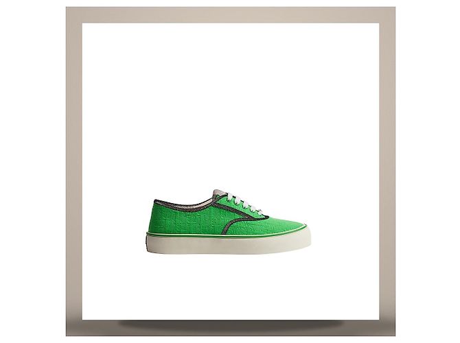 Dior Zapatillas Saltwind Green Oblique Jacquard - vista 3