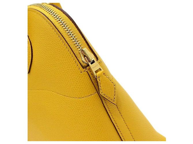 Hermès Saco Tote e Saco de Ombro Yellow Appsong Bolide com Gold Hardware Amarelo - vista 10