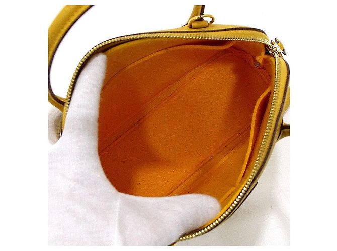 Hermès Saco Tote e Saco de Ombro Yellow Appsong Bolide com Gold Hardware Amarelo - vista 6