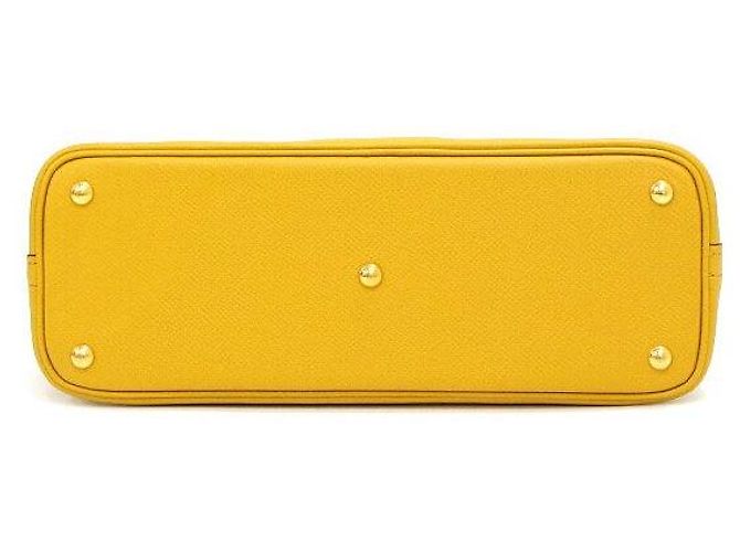 Hermès Saco Tote e Saco de Ombro Yellow Appsong Bolide com Gold Hardware Amarelo - vista 7