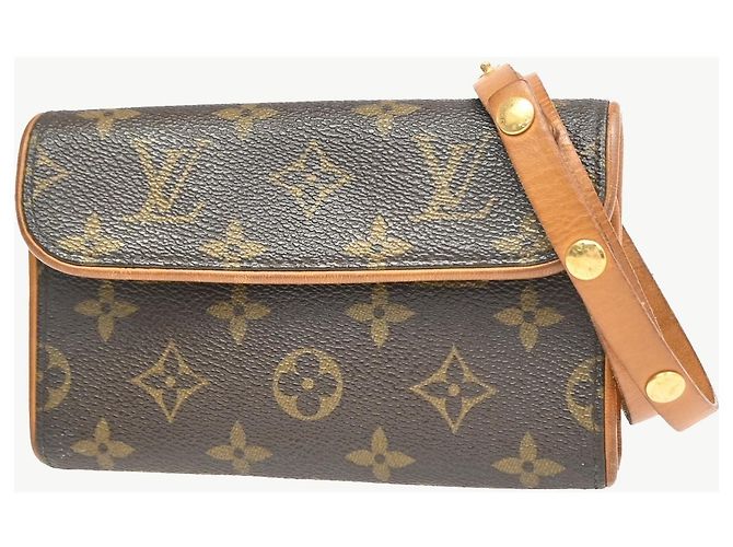 Louis Vuitton Florentine Canvas Medium Marrone - vista 3