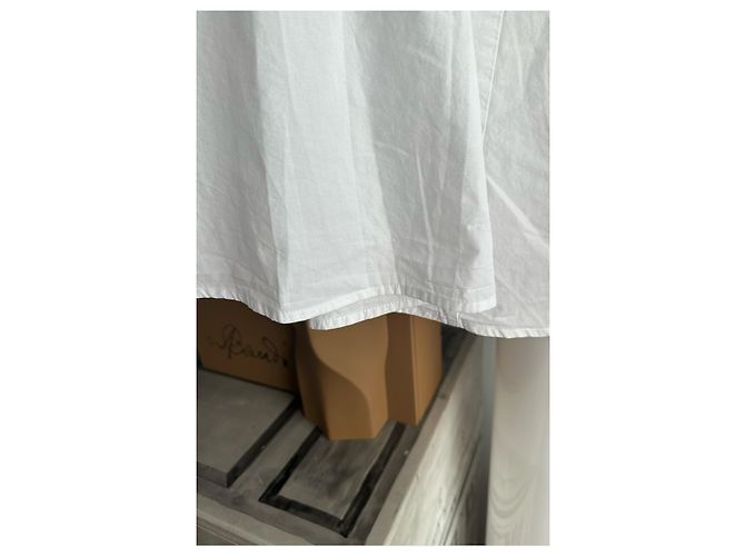 Autre Marque PLU Baumwollbluse in Weiß - Ansicht 8