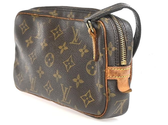 Louis Vuitton Pochette Marly Bandouliere Monogram Canvas medium Braun - Ansicht 3