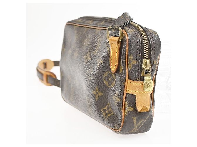 Louis Vuitton Pochette Marly Bandouliere Monogram Canvas medium Braun - Ansicht 4