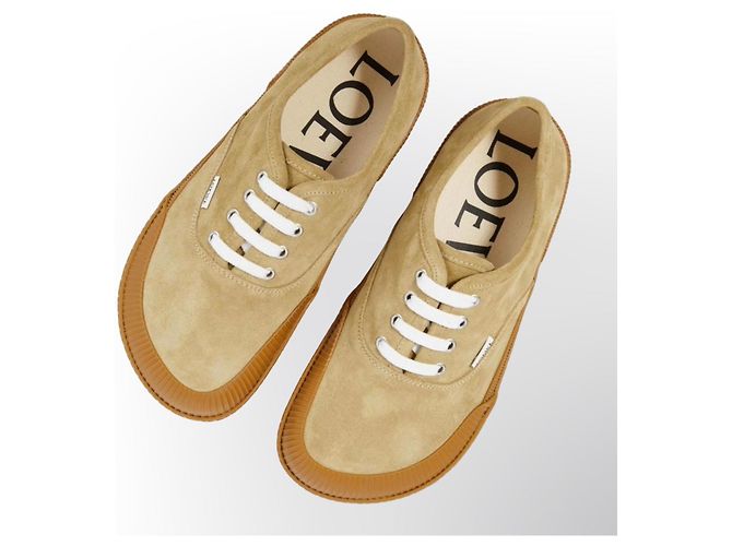 Sneakers Loewe Terra Vulca color Gold - vista 12