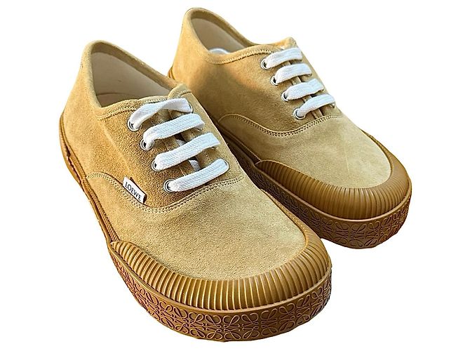 Sneakers Loewe Terra Vulca color Gold - vista 19