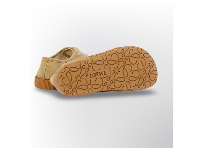 Sneakers Loewe Terra Vulca color Gold - vista 7