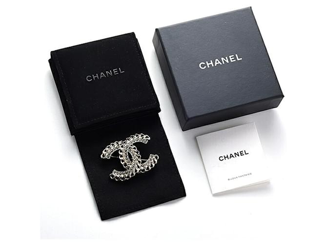 Spilla Chanel Coco Mark B21C D'oro - vista 5