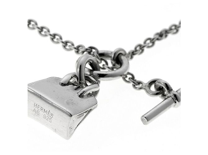 Hermès Hermes Amulette Birkin Halskette in Silber 925 - Ansicht 5