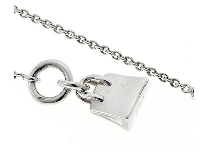 Hermès Hermes Amulette Birkin Halskette in Silber 925 - Ansicht 6