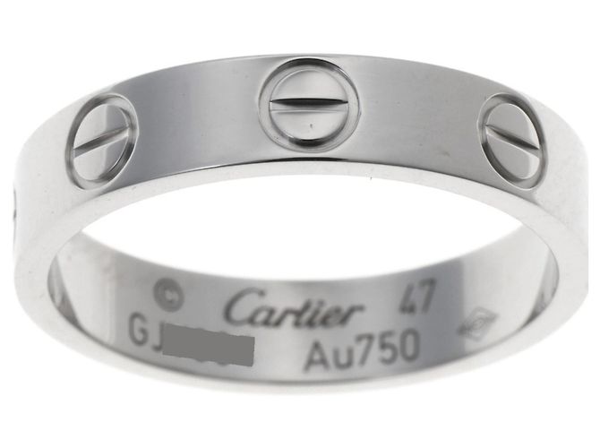 Cartier Love Ring in Weißgold Golden - Ansicht 2
