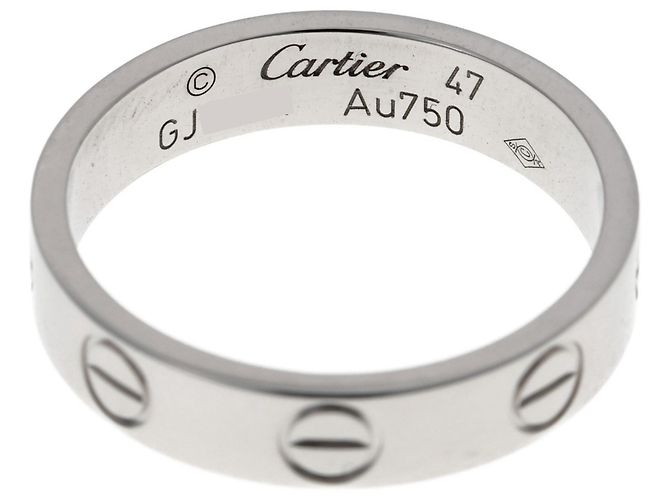 Cartier Love Ring in Weißgold Golden - Ansicht 4