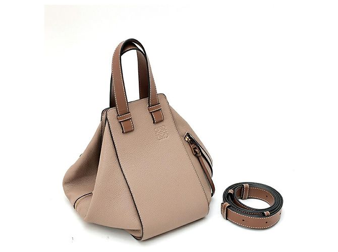 Bolso de hombro Loewe Hammock Gris Arena - vista 7