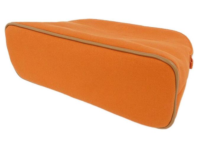 Hermès Borsa a mano Hermes Bolide MM Pouch Rosso Arancione - vista 3
