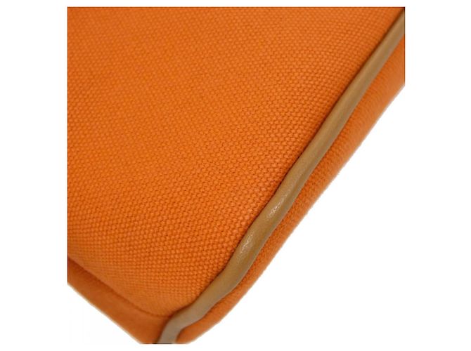Hermès Borsa a mano Hermes Bolide MM Pouch Rosso Arancione - vista 4
