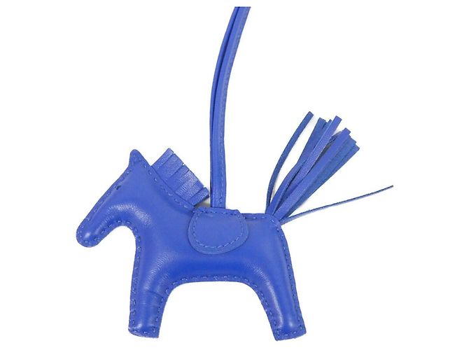 Hermès Hermes Rodeo Accessory Bag Charm PM Blu - vista 2
