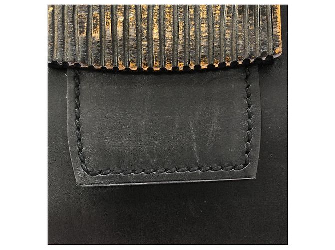 Borsa a tracolla Gucci 105374 in pelle nera Nero - vista 5